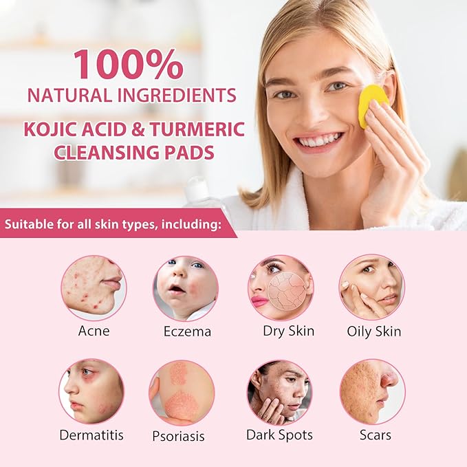 Kojic Acid & Turmeric Glow Pads